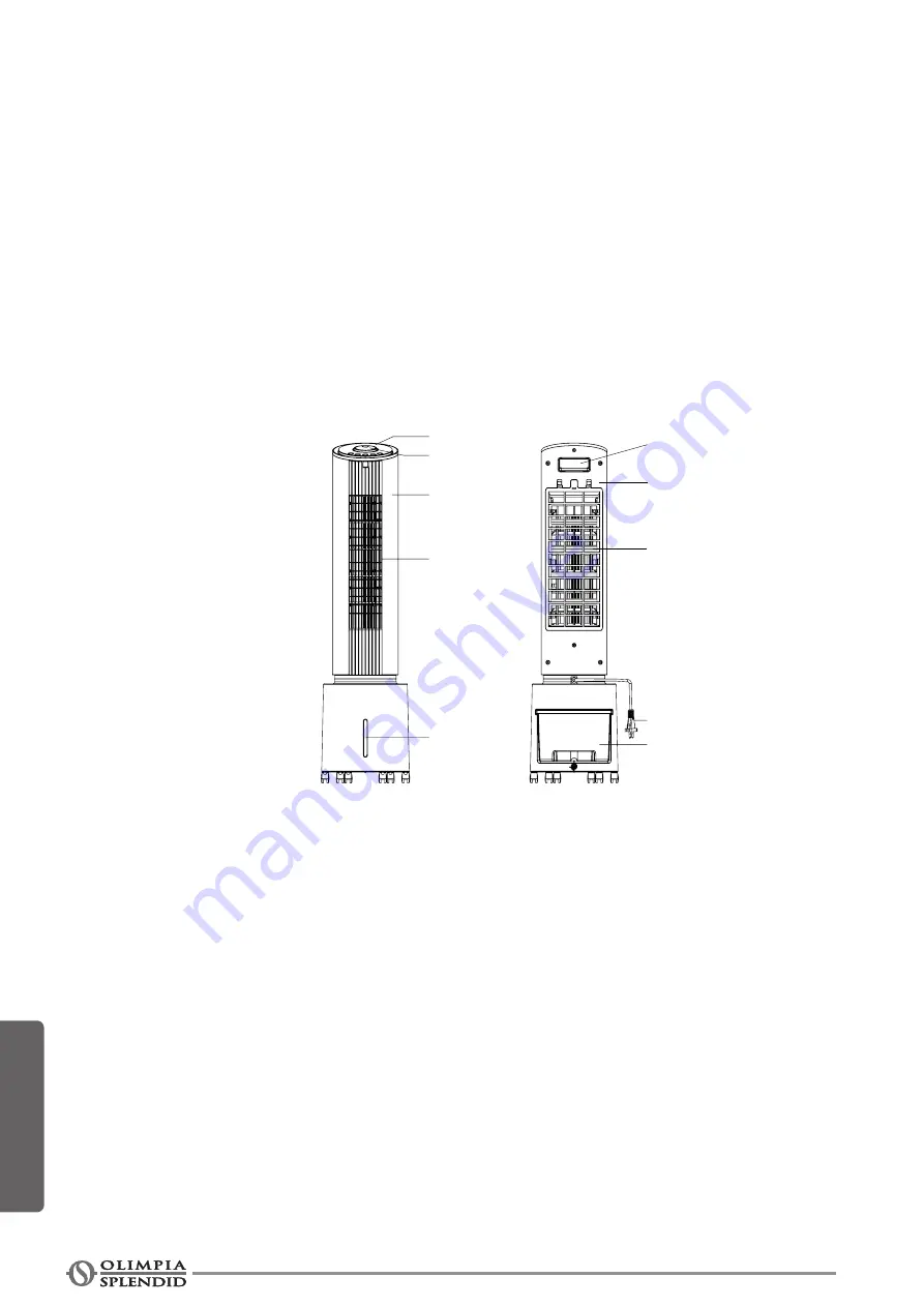 Olimpia splendid PELER 5 Instructions For Use And Maintenance Manual Download Page 44