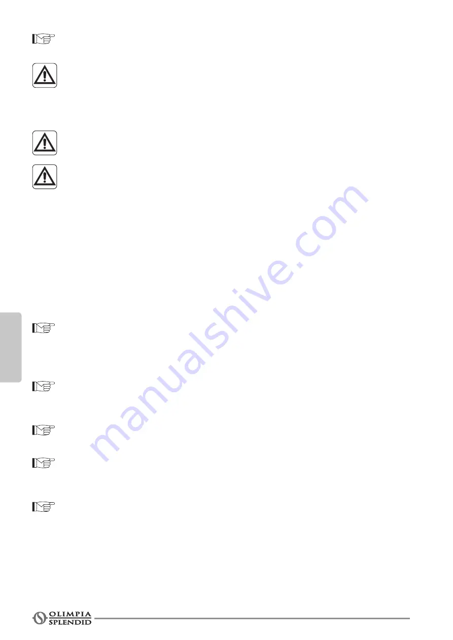 Olimpia splendid PHENIX E Instructions For Use And Maintenance Manual Download Page 204