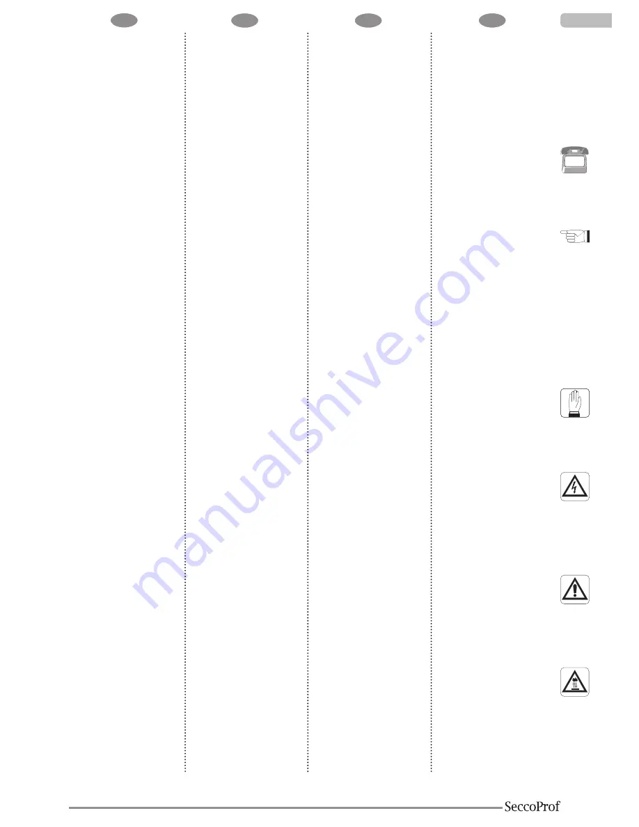 Olimpia splendid seccoprof Installation, Use And Maintenance Manual Download Page 11