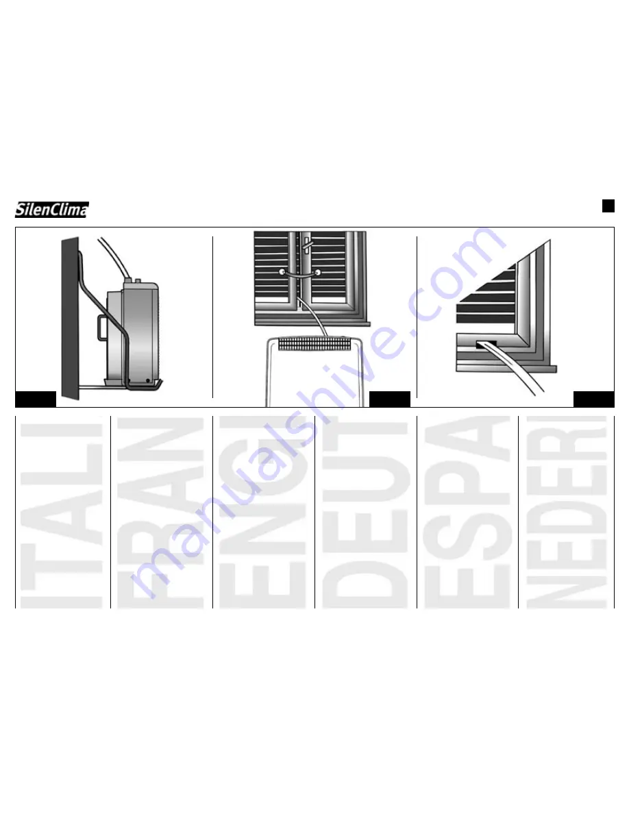 Olimpia splendid SILENCLIMA Instructions For Installation, Use And Maintenance Manual Download Page 9