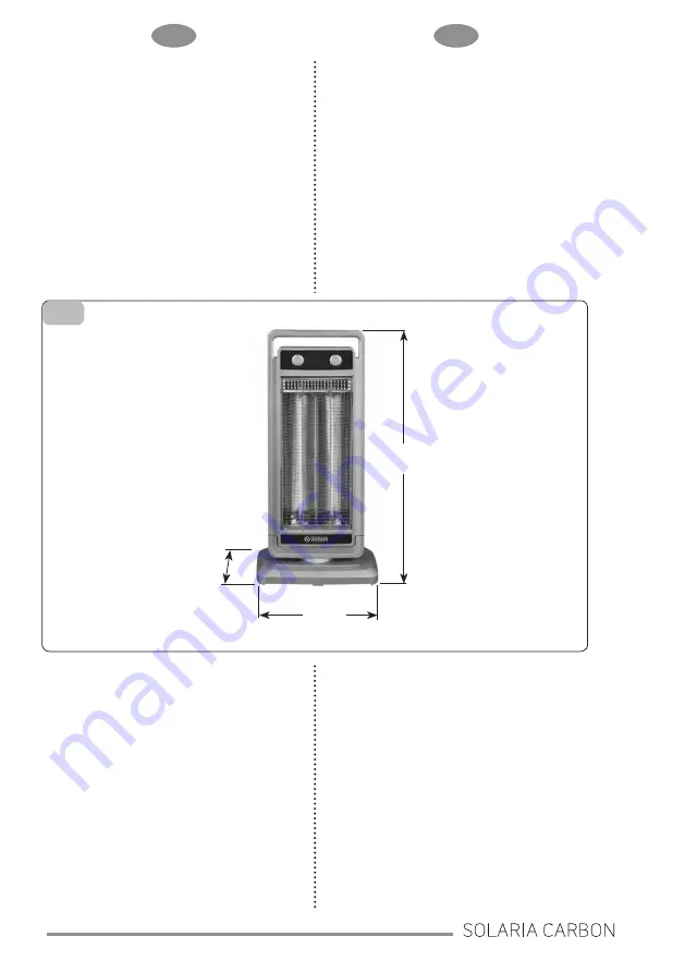 Olimpia splendid SOLARIA CARBON Instructions For Installation, Use And Maintenance Manual Download Page 23