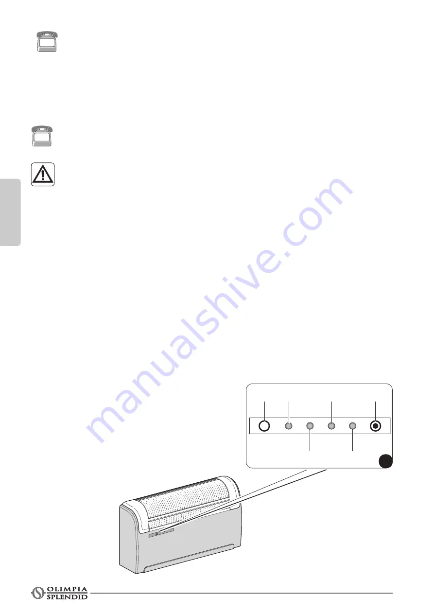 Olimpia splendid UNICO ART Instructions For Use And Maintenance Manual Download Page 110