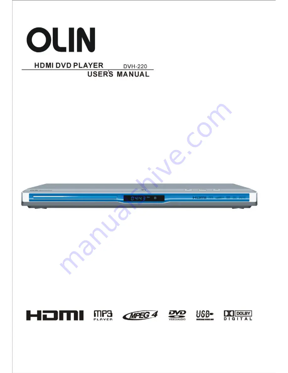 Olin DVH-220 User Manual Download Page 1