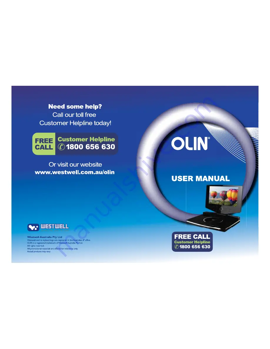 Olin PD-1020 User Manual Download Page 1