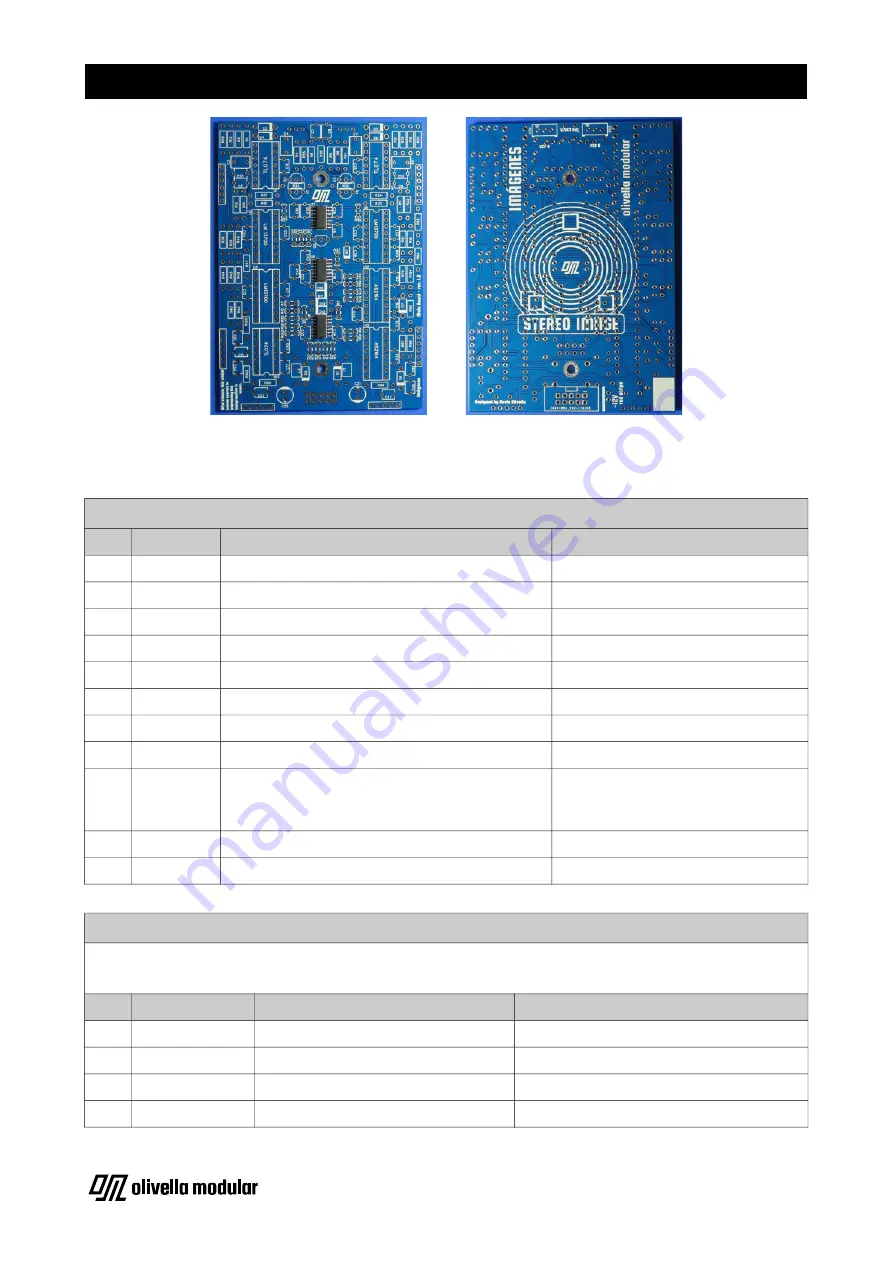 Olivella Modular IMAGENES Assembly Manual Download Page 3