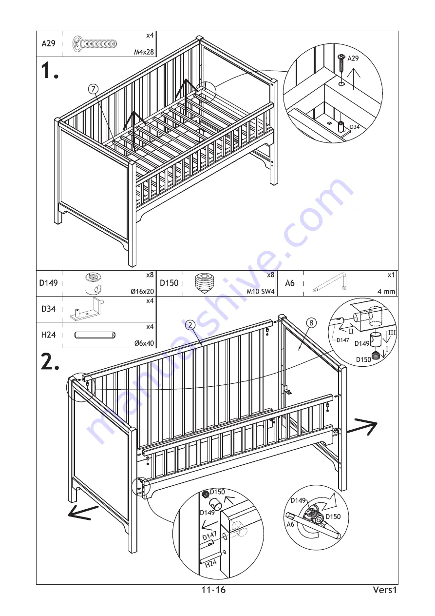 Oliver Furniture SEASIDE Series Скачать руководство пользователя страница 11