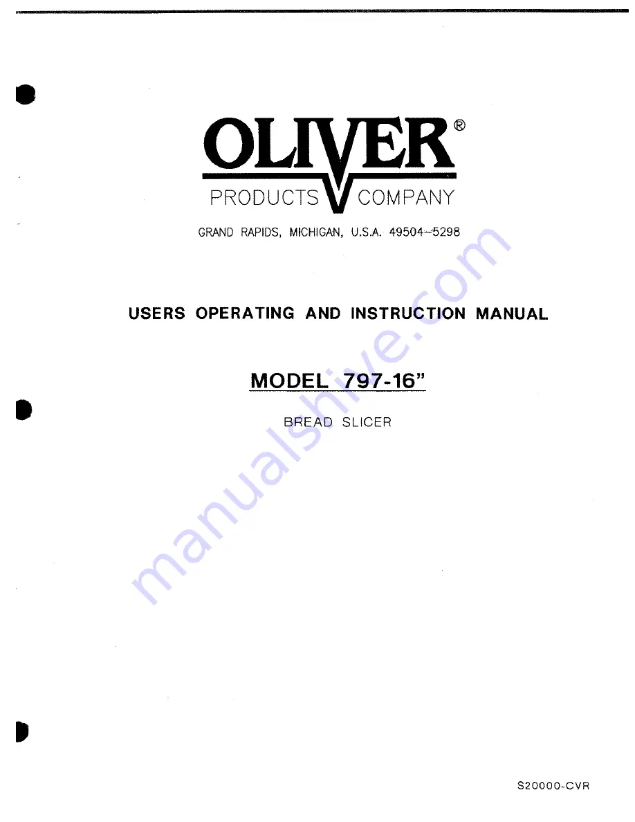 Oliver 797-16