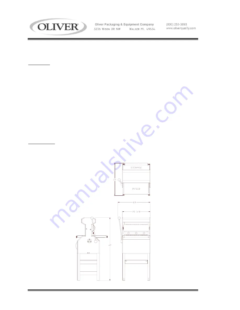 Oliver MODEL 777-NT User'S Operating And Instruction Manual Download Page 5