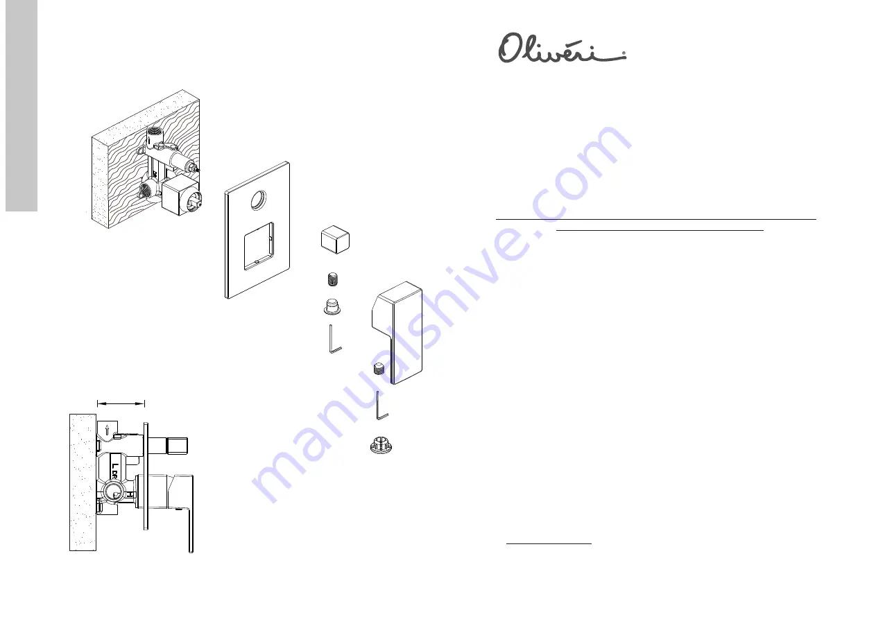 Oliveri PR116500CR Скачать руководство пользователя страница 2