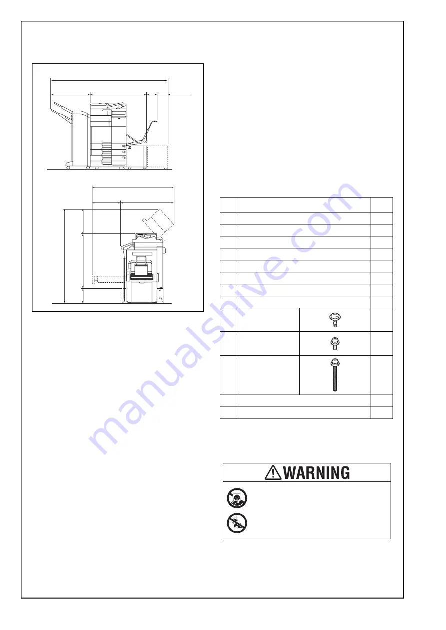 Olivetti Color MFP 36/36 ppm Installation Manual Download Page 2