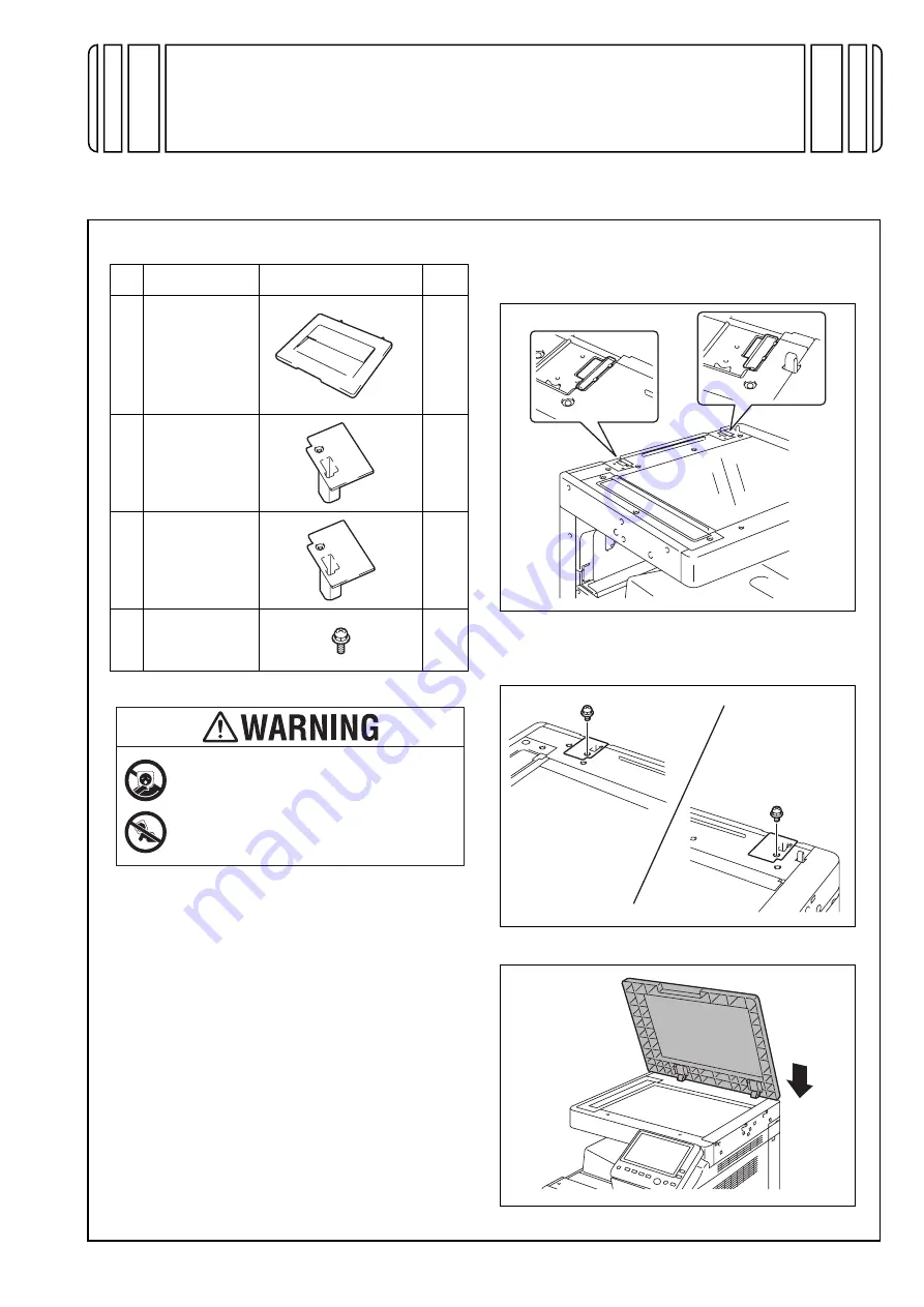 Olivetti Color MFP 36/36 ppm Installation Manual Download Page 13