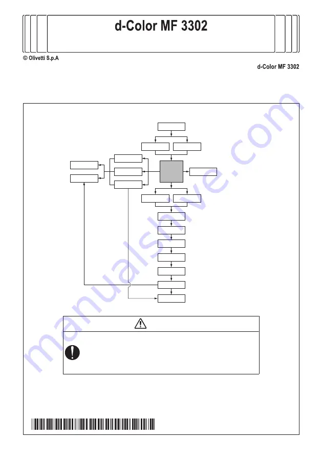 Olivetti d-Color MF 3302 Installation Manual Download Page 1