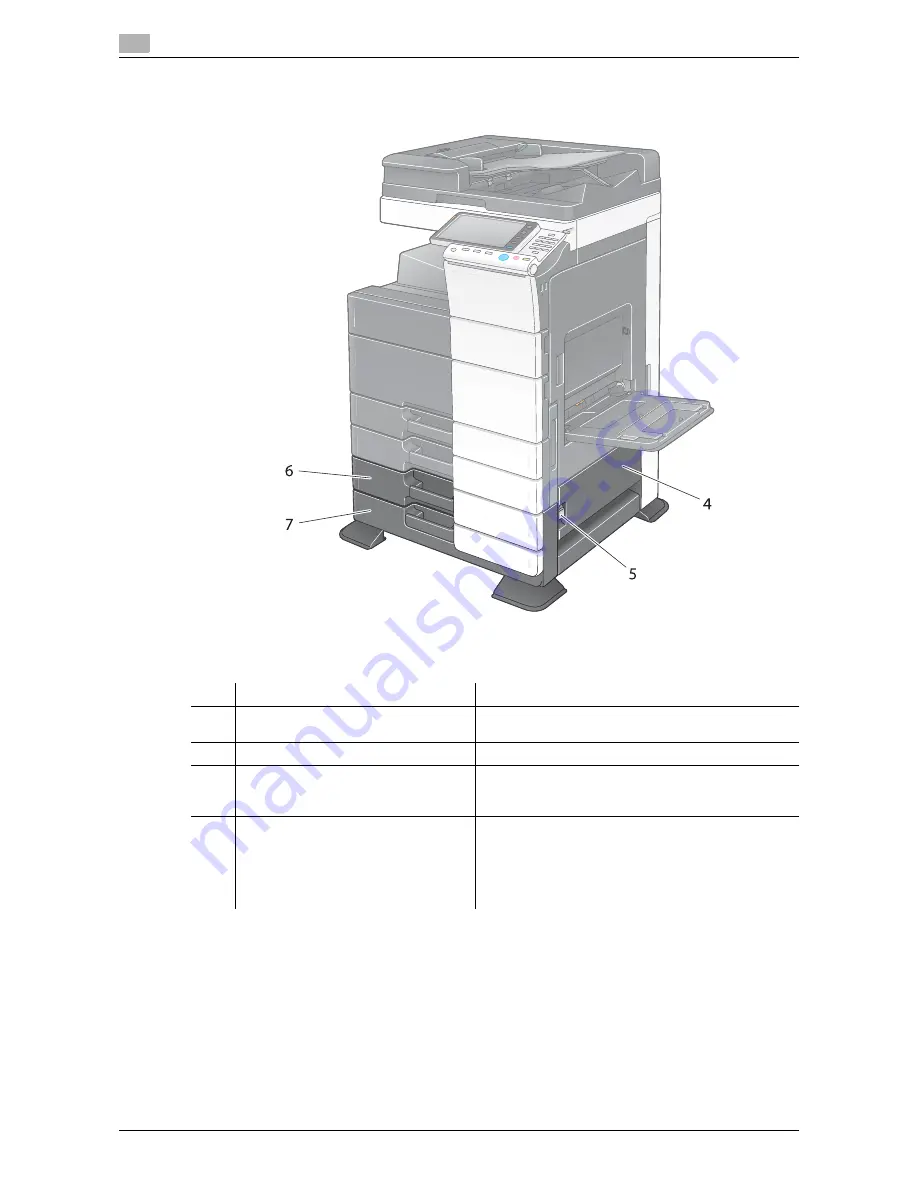 Olivetti d-COLOR MF452plus Reference Manual Download Page 26