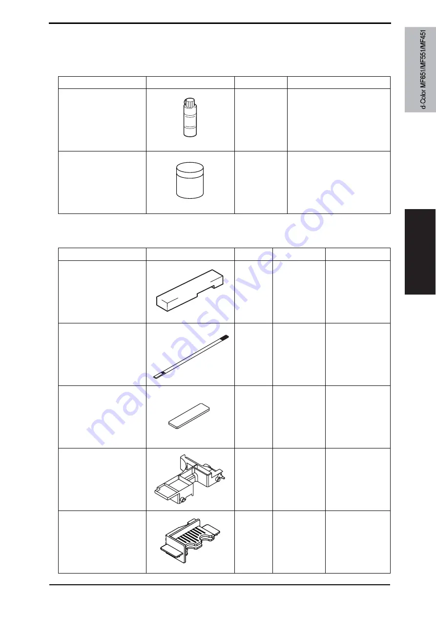 Olivetti d-color MF651 Service Manual Download Page 289