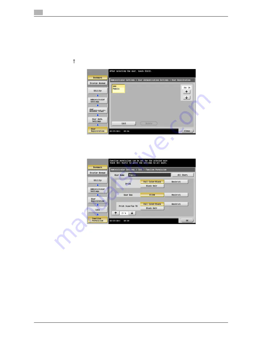 Olivetti d-COLOR MF752 Quick Assist Manual Download Page 248