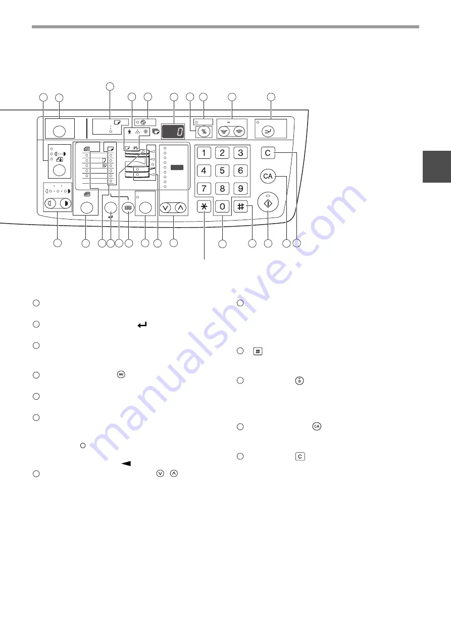 Olivetti d-Copia 16W Operation Manual Download Page 15