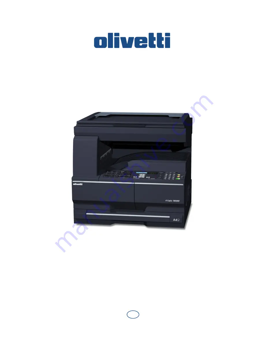 Olivetti d-Copia 2200MF Скачать руководство пользователя страница 1