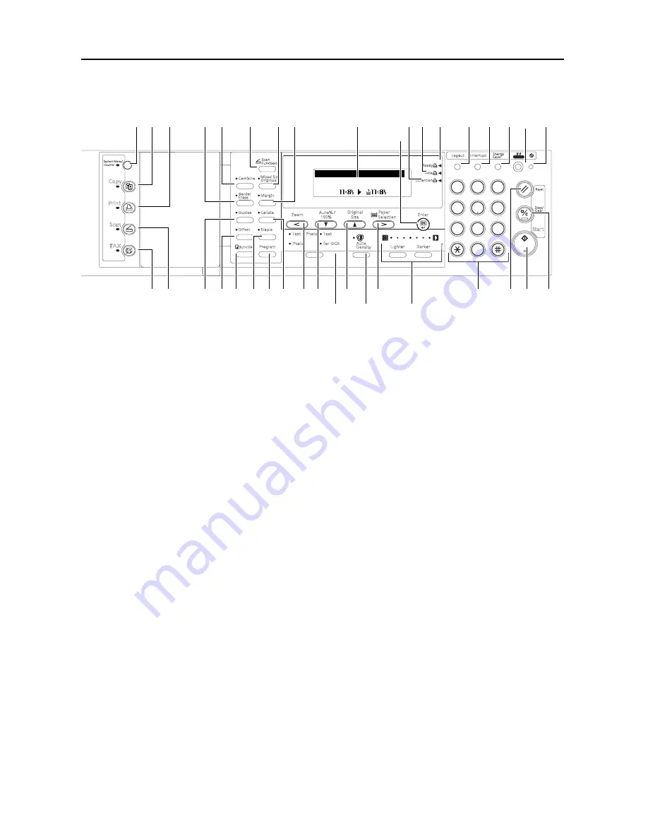 Olivetti d-Copia 2200MF Operation Manual Download Page 22