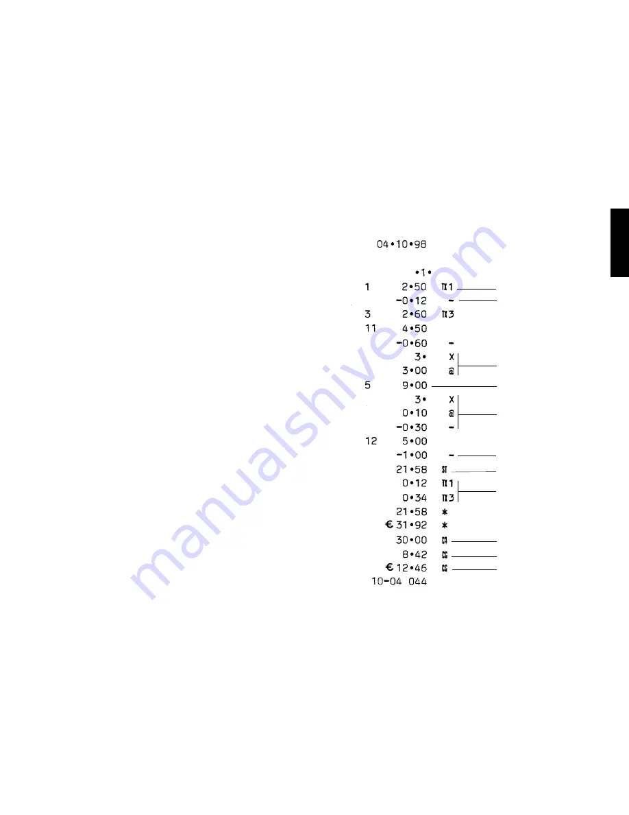 Olivetti ECR 2100 Instructions Manual Download Page 48