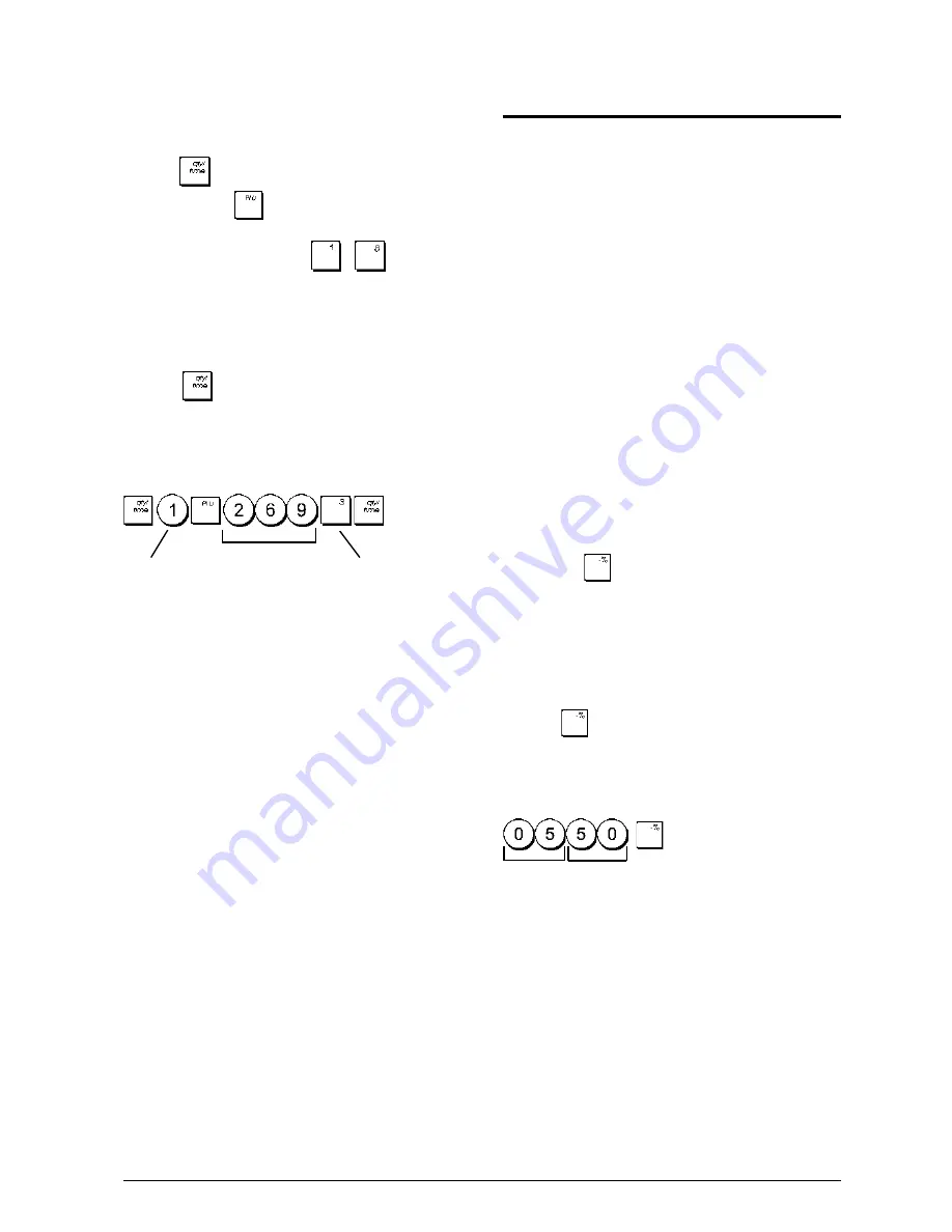 Olivetti ECR 6100 User Manual Download Page 13