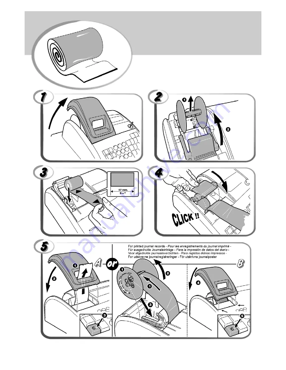 Olivetti ECR 6700 Brugervejledning Download Page 7