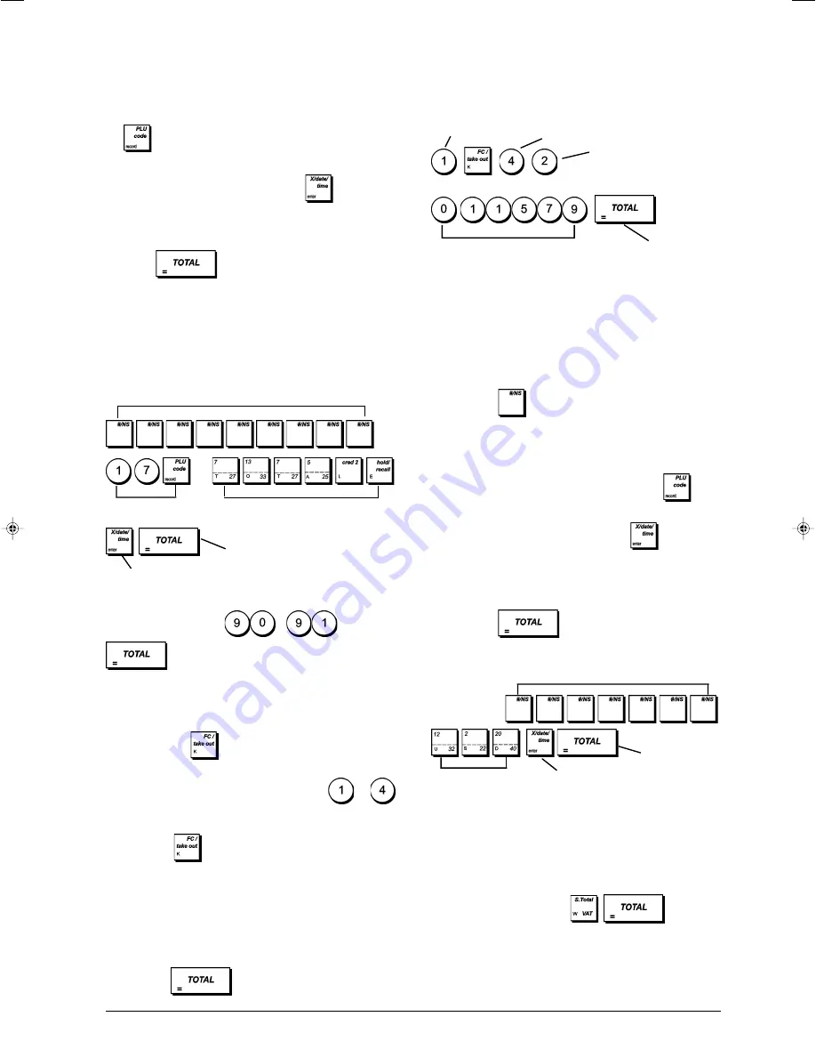 Olivetti ECR 6900 Скачать руководство пользователя страница 19