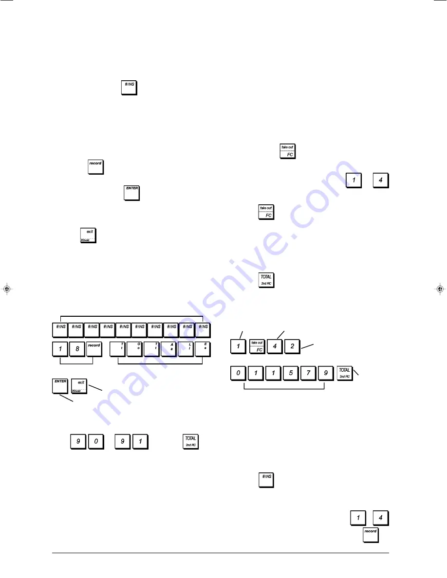 Olivetti ECR 6920 F Скачать руководство пользователя страница 22