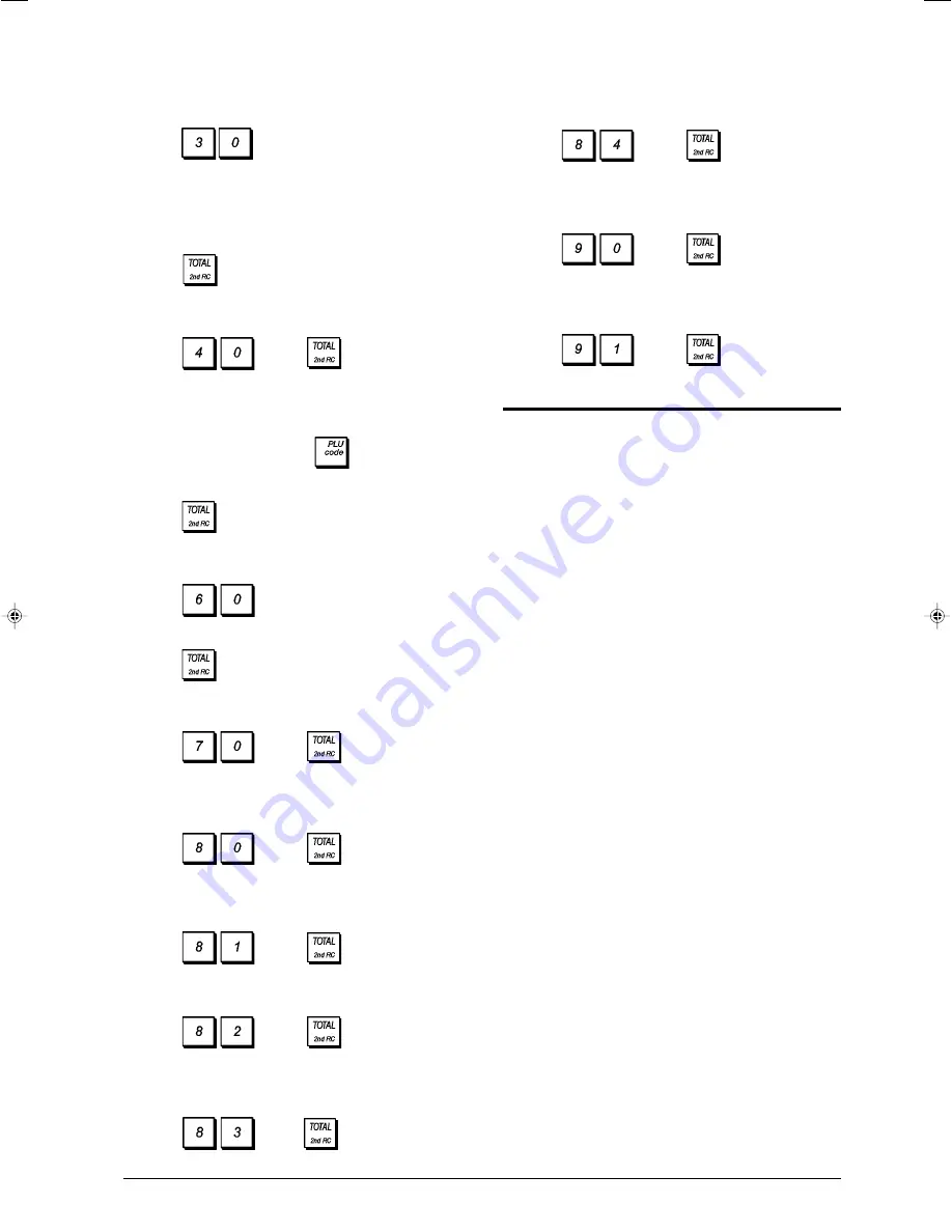 Olivetti ECR 6920 F Скачать руководство пользователя страница 31