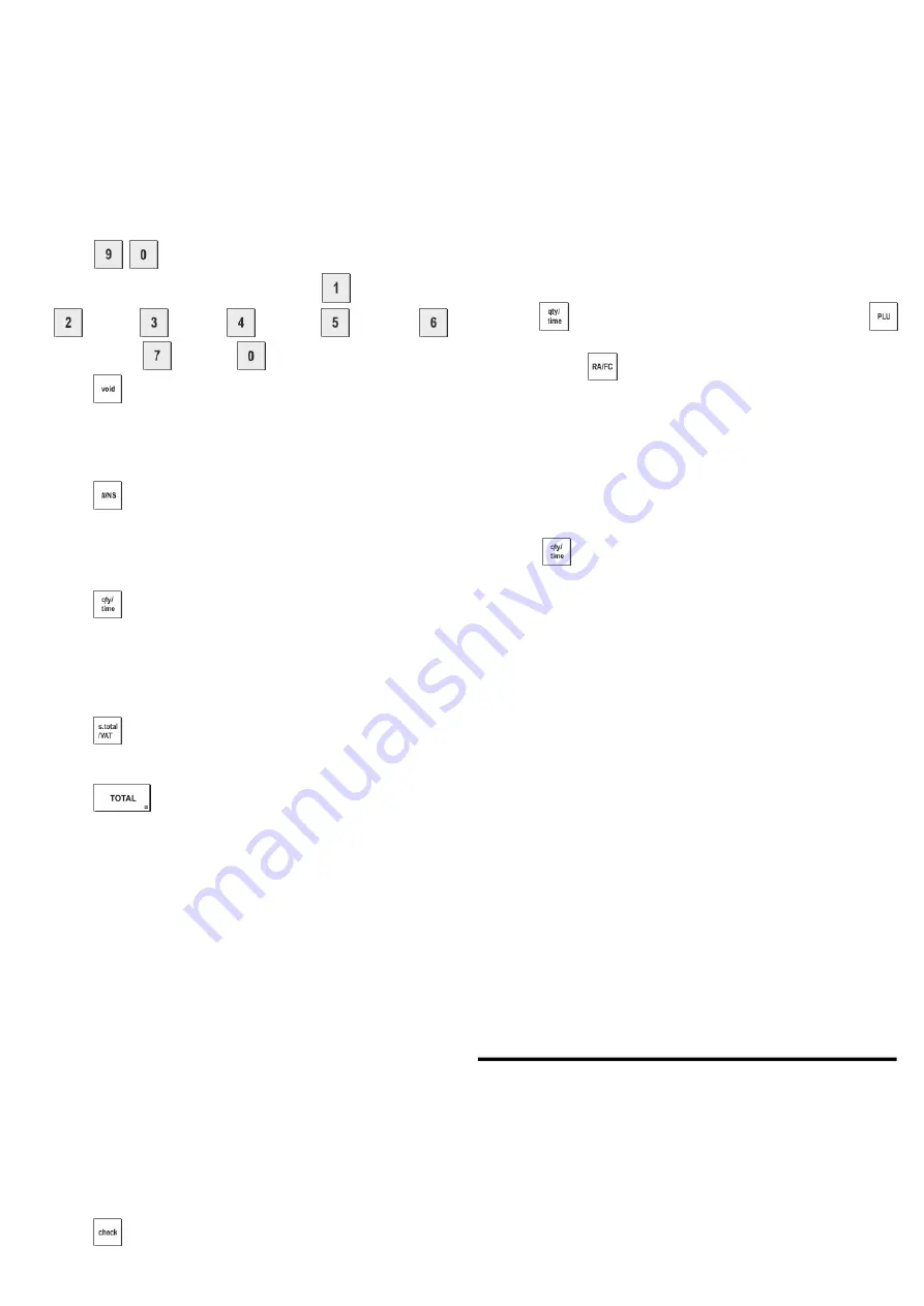 Olivetti ECR 7790 Quick Manual Download Page 17