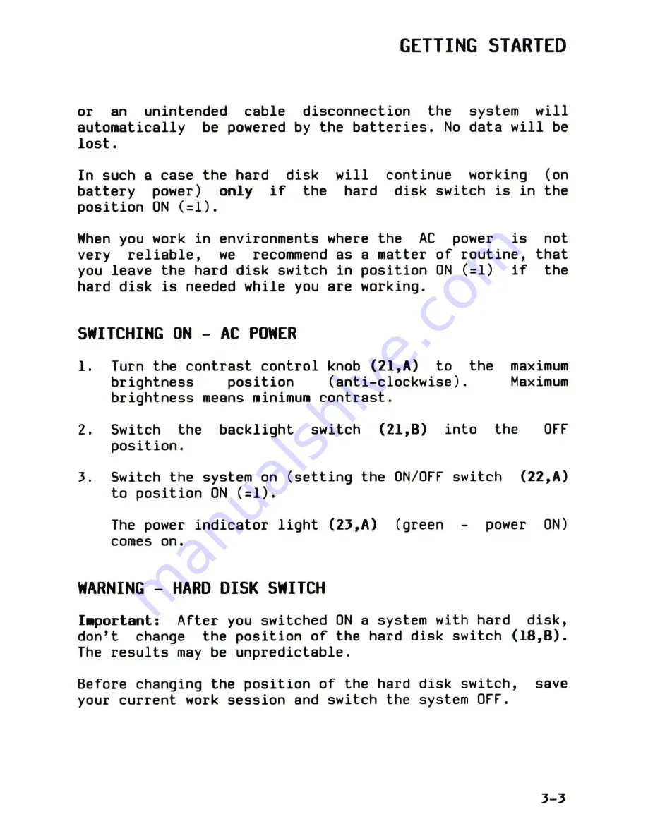 Olivetti M15 Plus Installation And Operation Manual Download Page 30