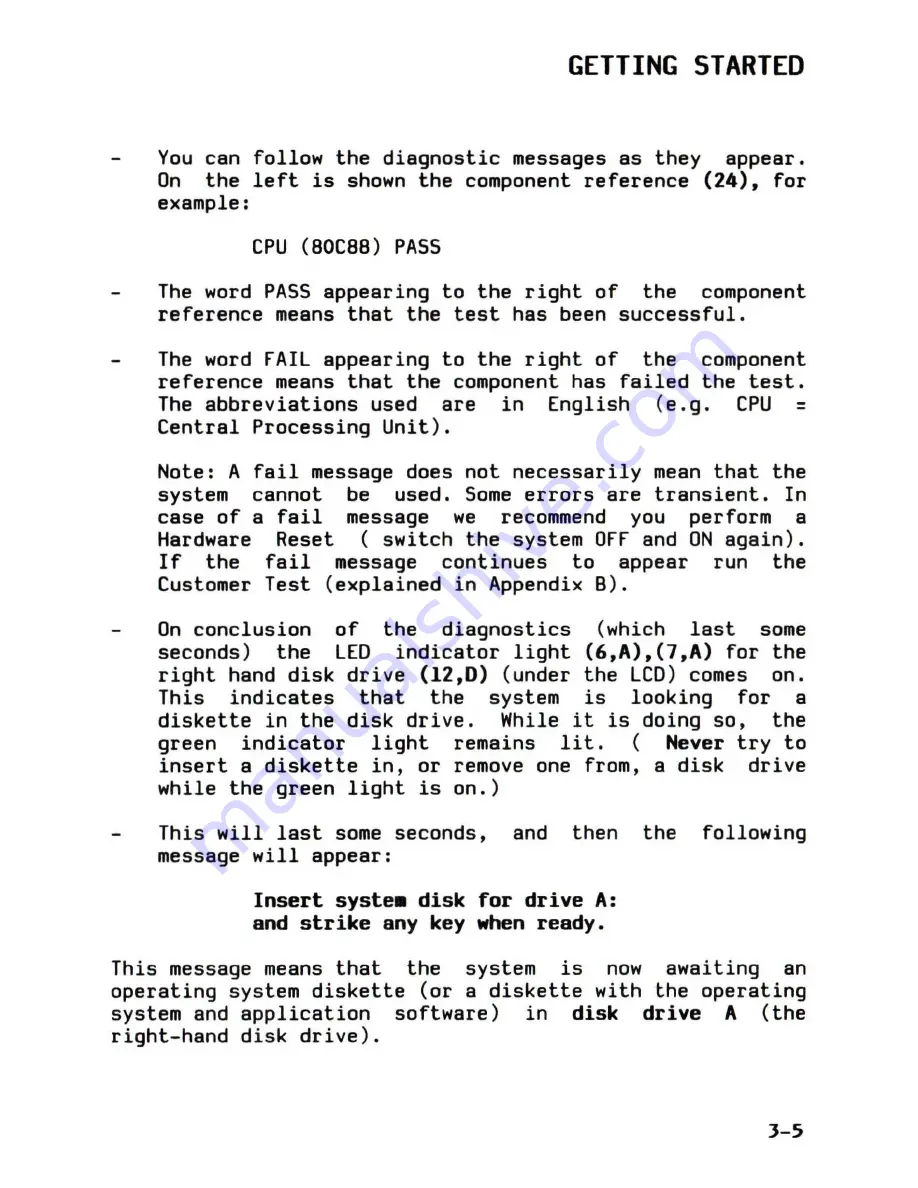 Olivetti M15 Plus Installation And Operation Manual Download Page 32