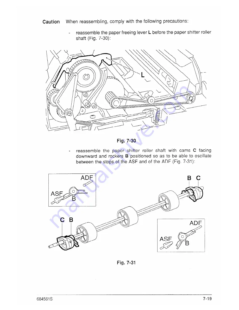 Olivetti OFX 500 LINKFAX Service Manual Download Page 143