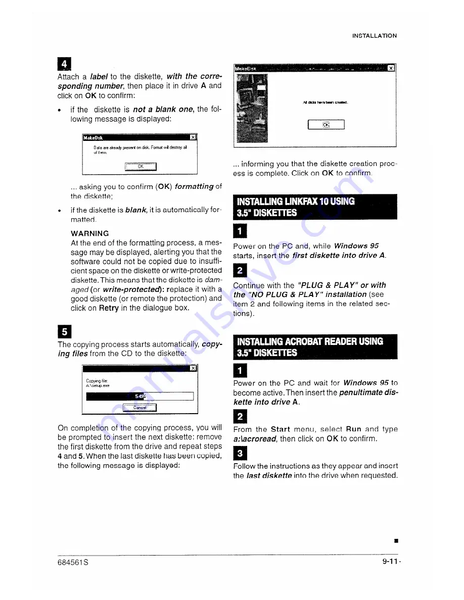 Olivetti OFX 500 LINKFAX Service Manual Download Page 163