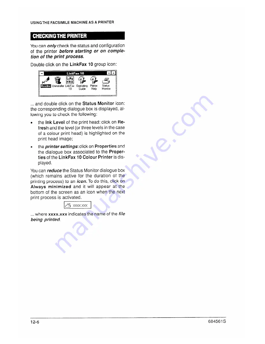 Olivetti OFX 500 LINKFAX Service Manual Download Page 214