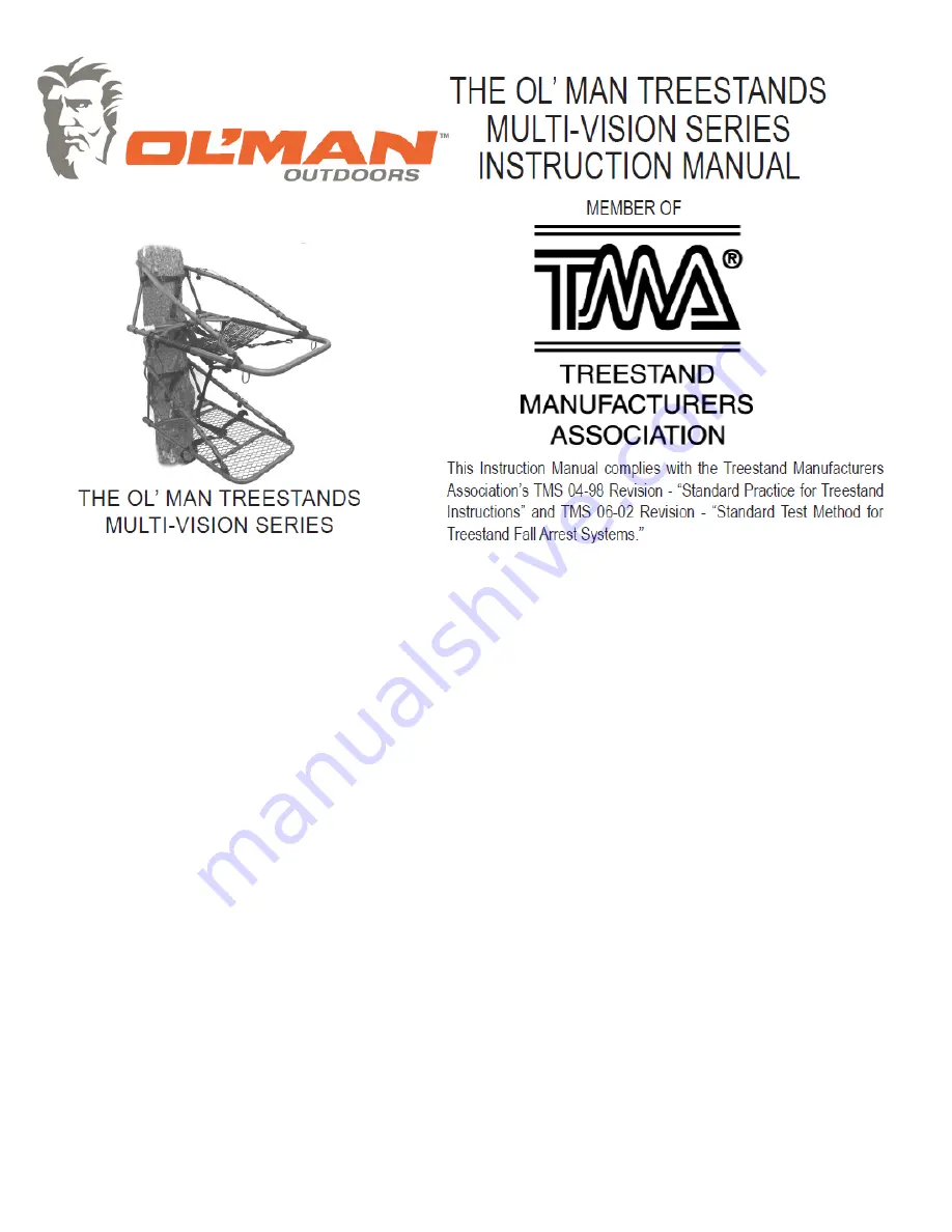 Ol'man Outdoors MULTI-VISION Series Instruction Manual Download Page 1