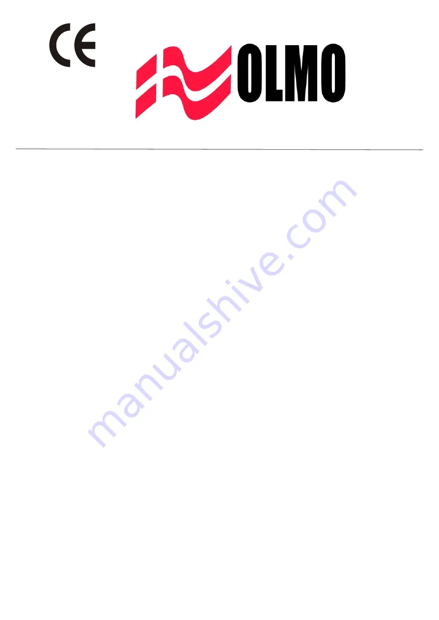 Olmo OL-S1M Installation Instructions And Homeowner'S Manual Download Page 1