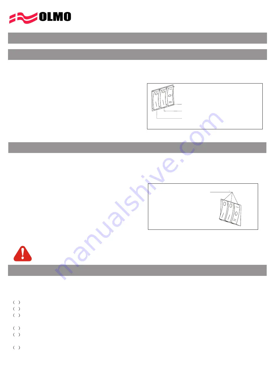 Olmo OL-S1M Installation Instructions And Homeowner'S Manual Download Page 8