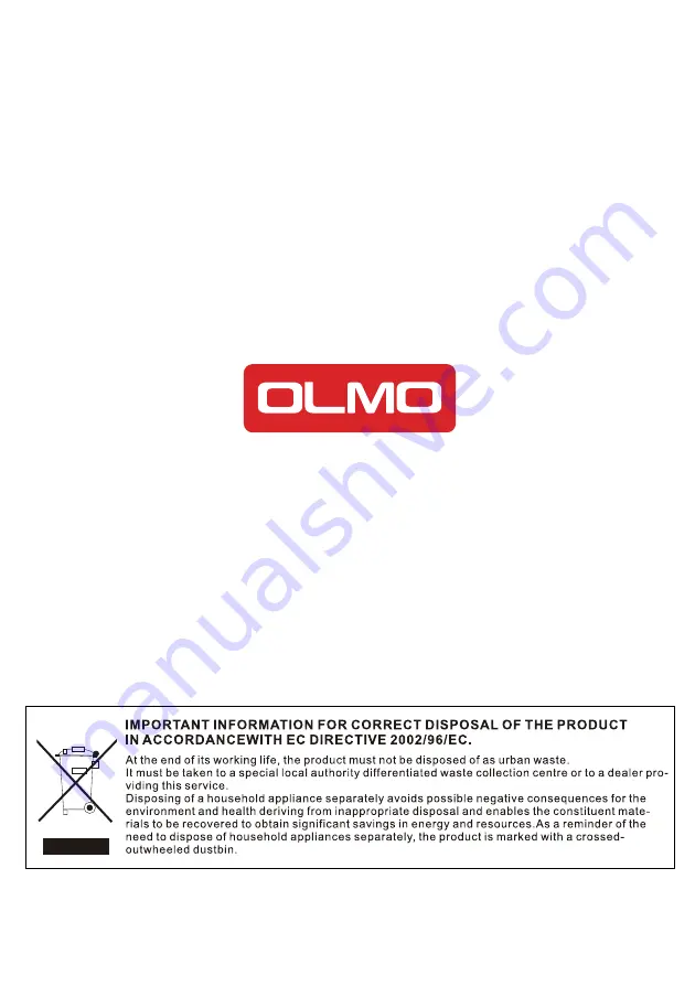 Olmo OSH-OU24HRK3 Owner'S Manual Download Page 37