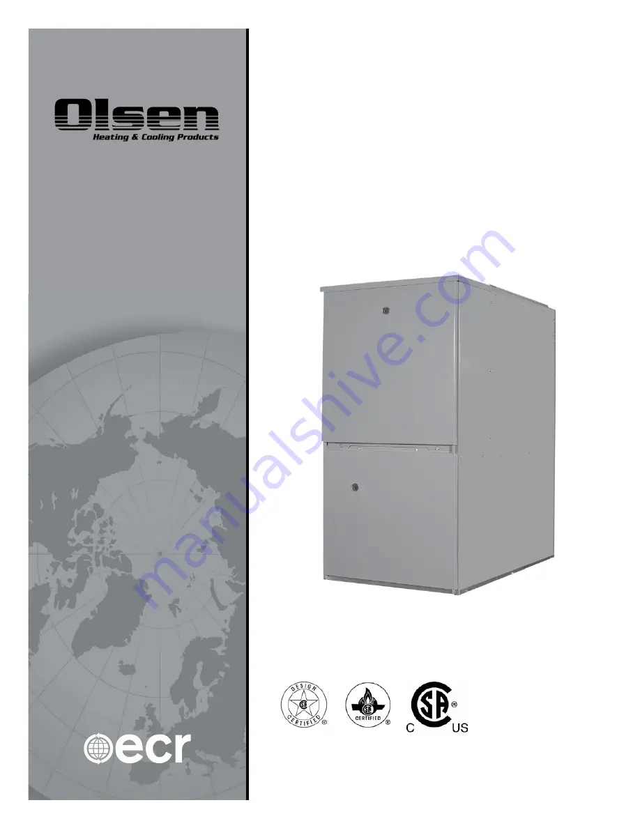 Olsen G95V 100 Installation, Operation & Maintenance Manual Download Page 1