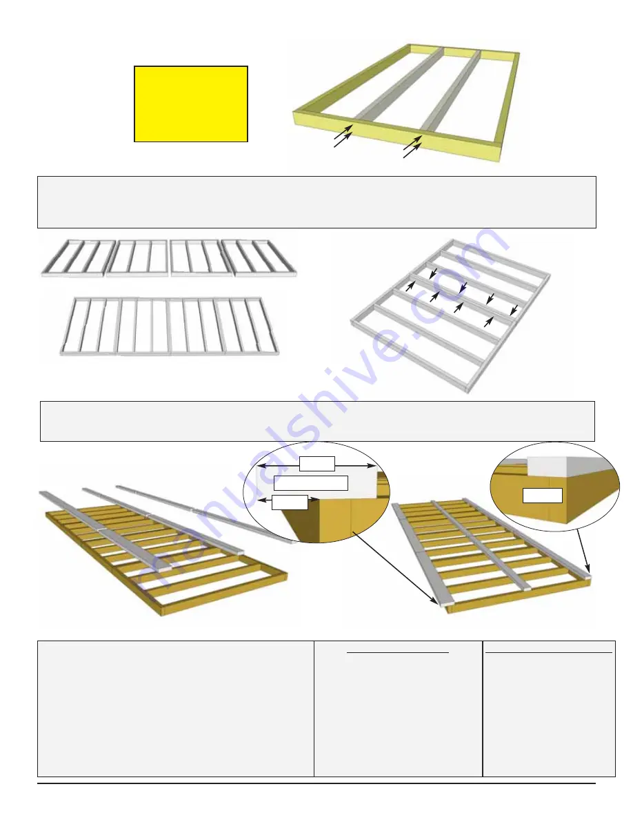 OLT SunShed SSGS1216-FJ-Cedar Assembly Manual Download Page 9