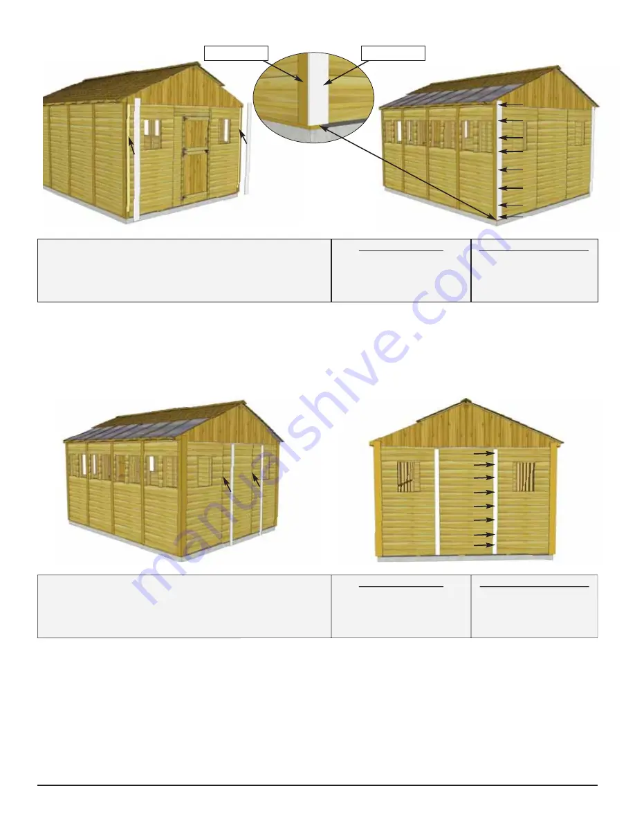 OLT SunShed SSGS1216-FJ-Cedar Assembly Manual Download Page 41