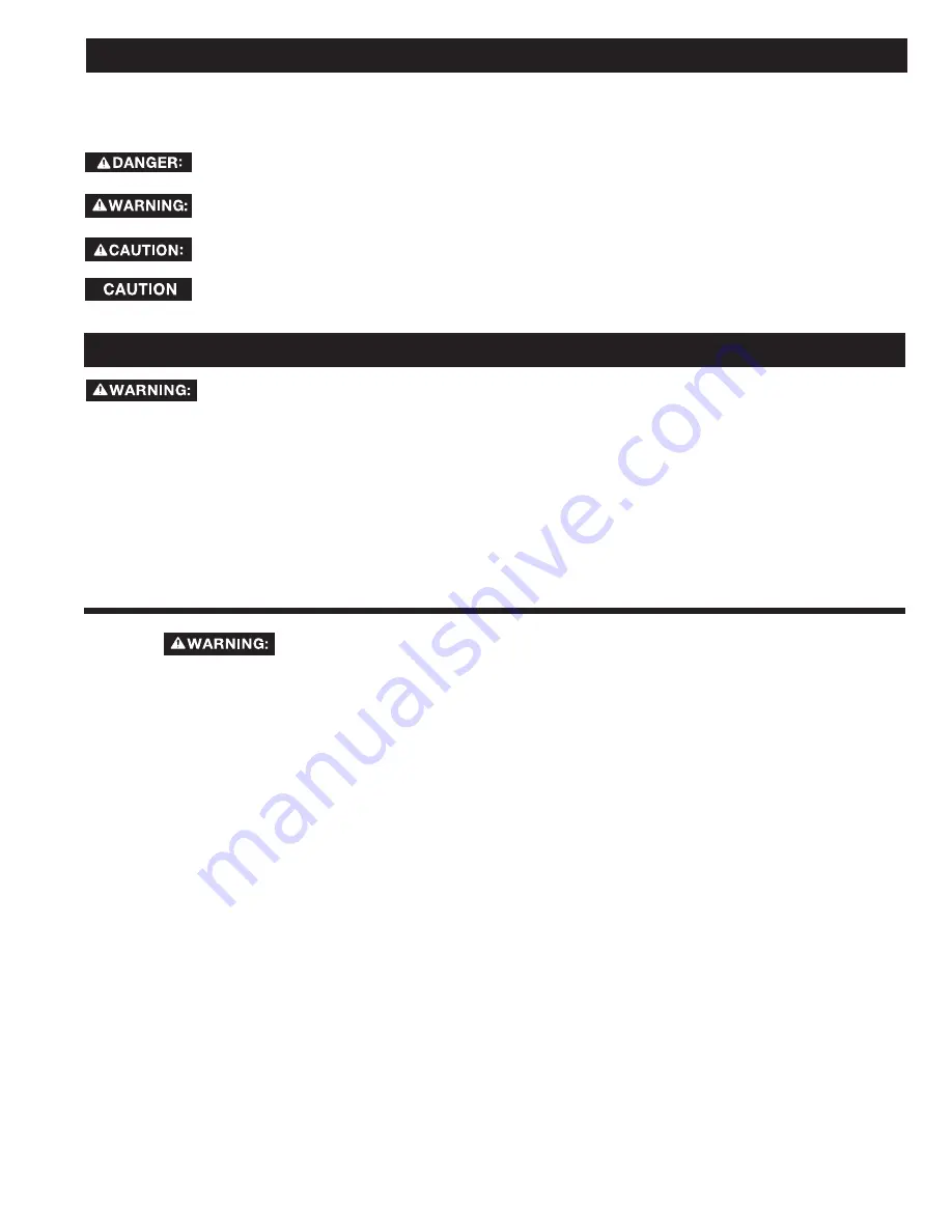 OLTRE DRS2602 Operating Instructions And Parts Manual Download Page 3