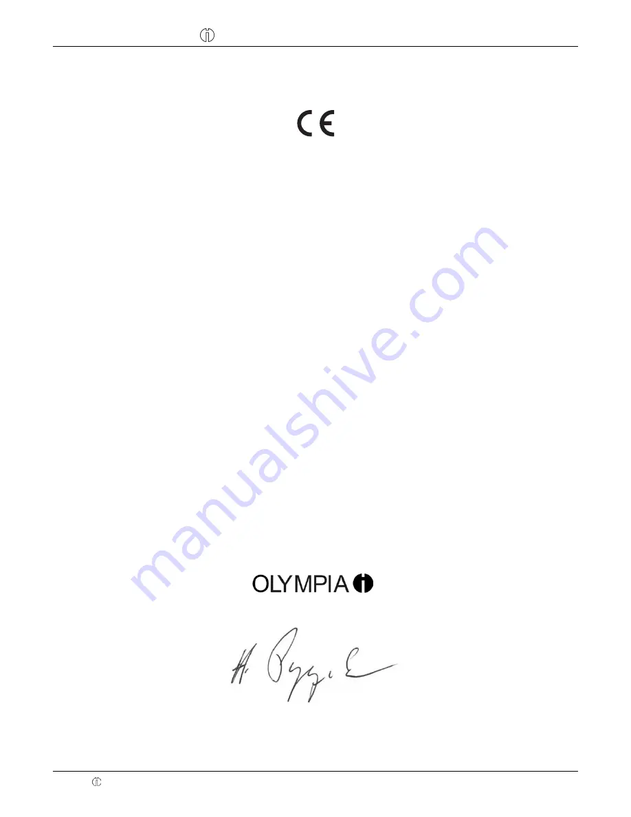 Olympia CM 941-F Operating And Programming Manual Download Page 2