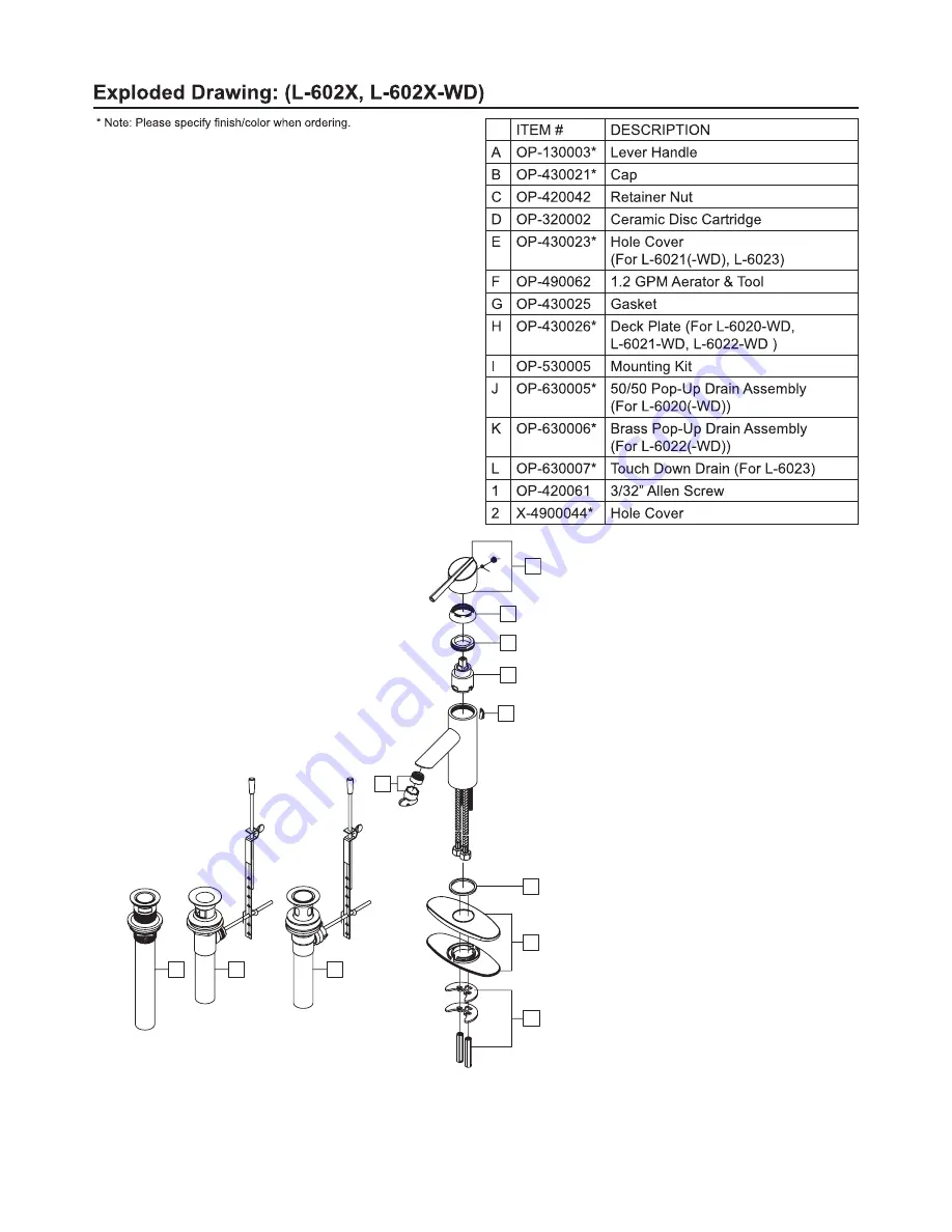 Olympia L-601X Installation Download Page 3