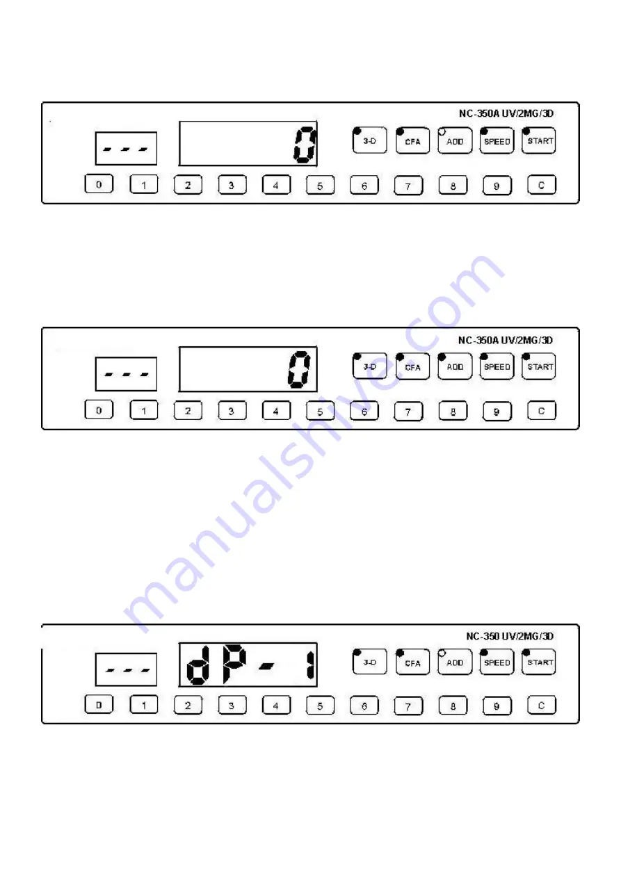 Olympia NC-350A Series User Manual Download Page 12