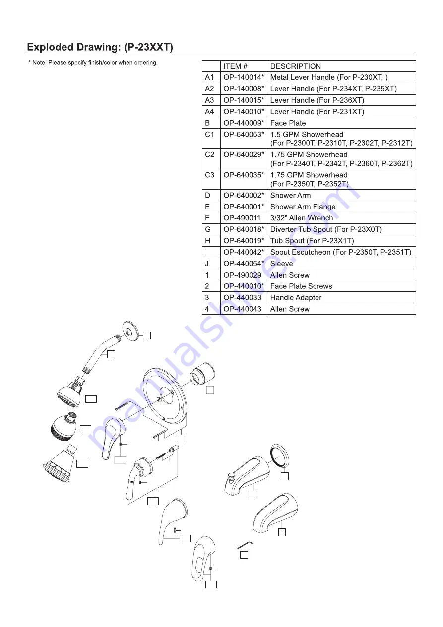 Olympia P-230XT Installation Download Page 2