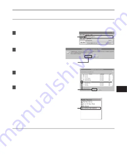 Olympus 140146 - DM 420 2 GB Digital Voice Recorder Mode D'Emploi Download Page 113