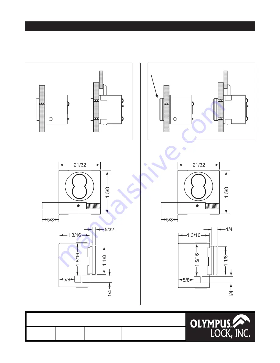 Olympus 728MBL Series Installation Instructions Download Page 1