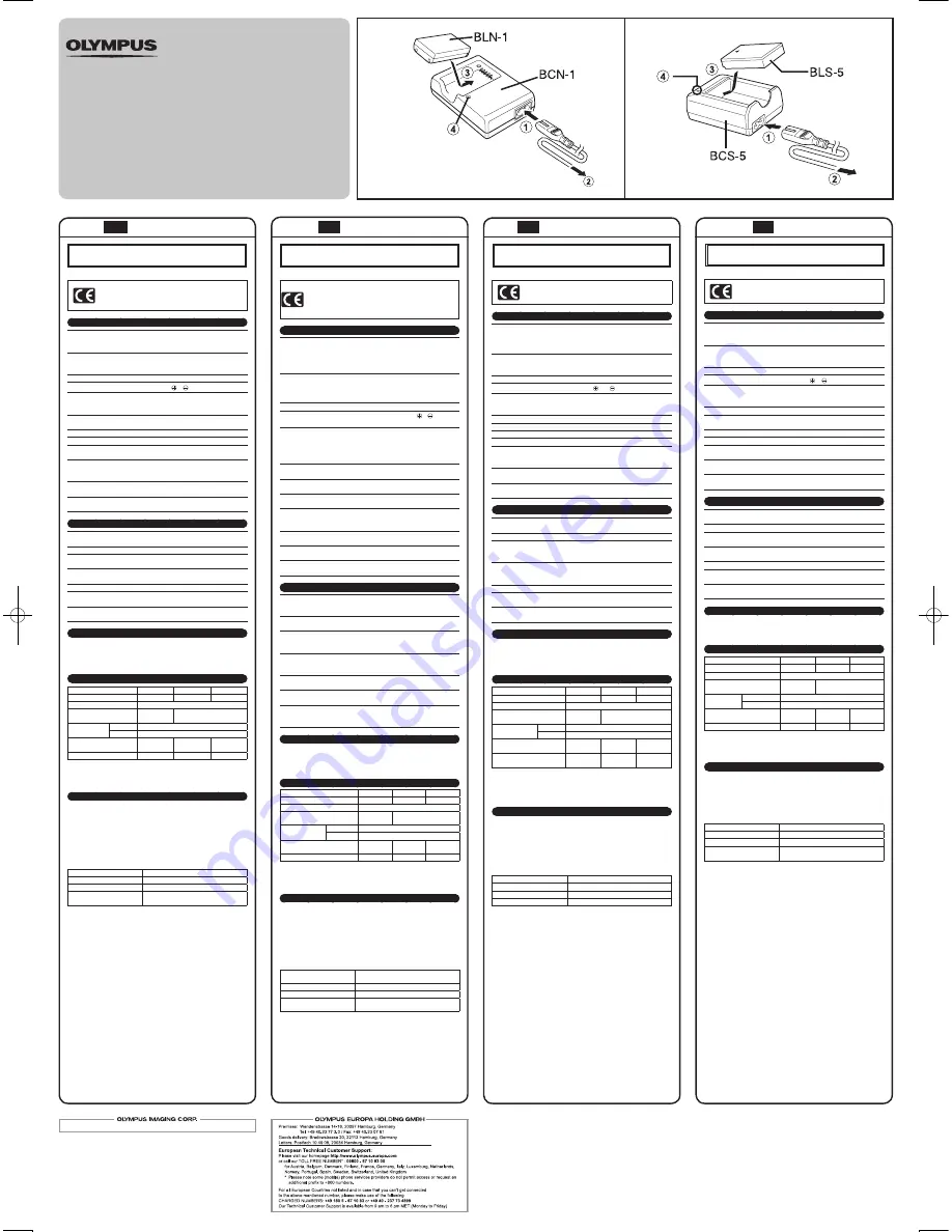Olympus BCN-1 Instructions Manual Download Page 4