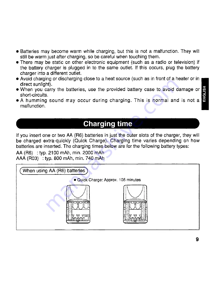 Olympus Camedia BU-400 User Manual Download Page 9